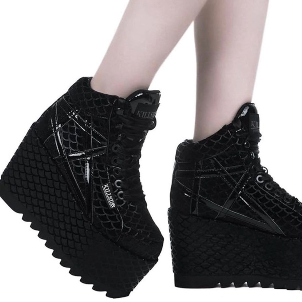 NWT Killstar Black Mermaid Platform Shoes